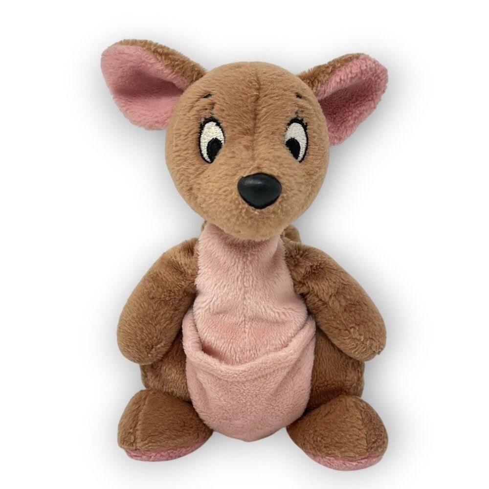 Disney Store Kanga Mother Kangaroo Winnie the Pooh Plush Missing Roo 10” Vintage
